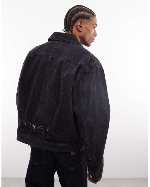 Carhartt Black Belmar Denim Jacket for men