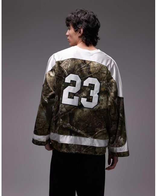 Nike Gray Graphic Long Sleeve Jersey T-shirt for men