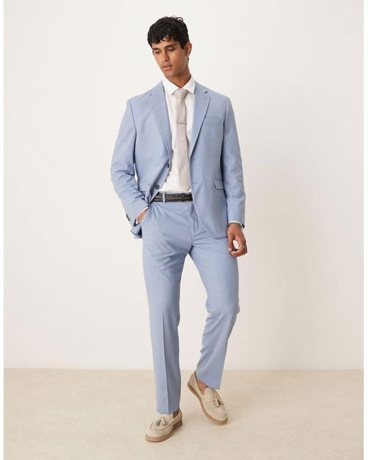 SELECTED Blue Liam Regular Fit Blazer for men