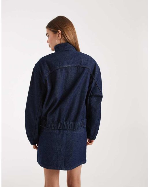 ASOS Blue Denim Track Jacket