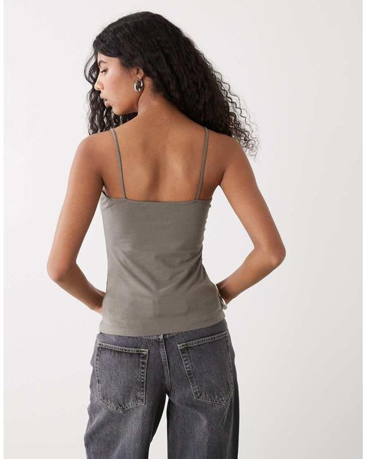 Weekday Gray Demi Singlet Vest