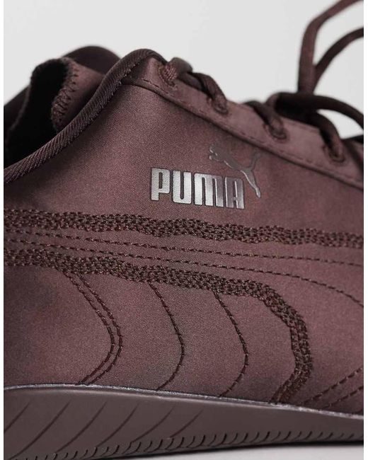 PUMA Brown Speedcat Satin Trainers