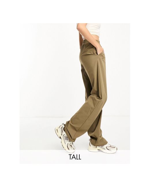 Noisy May White Ankle Drawstring Pants