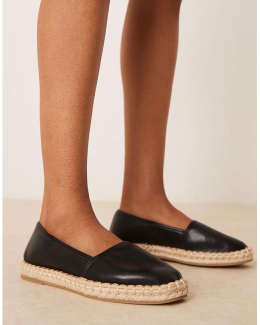 ASOS Brown Joey Closed Toe Espadrilles