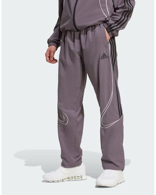Adidas Originals Gray Teamgeist Track Pants for men