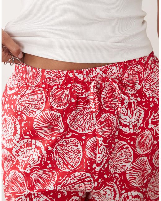 Threadbare Pink Jersey Pull On Shorts With Drawstring
