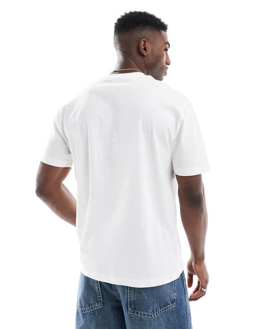 Confezione Da 2 T-Shirt Basic Comode Bianche di ASOS in White da Uomo