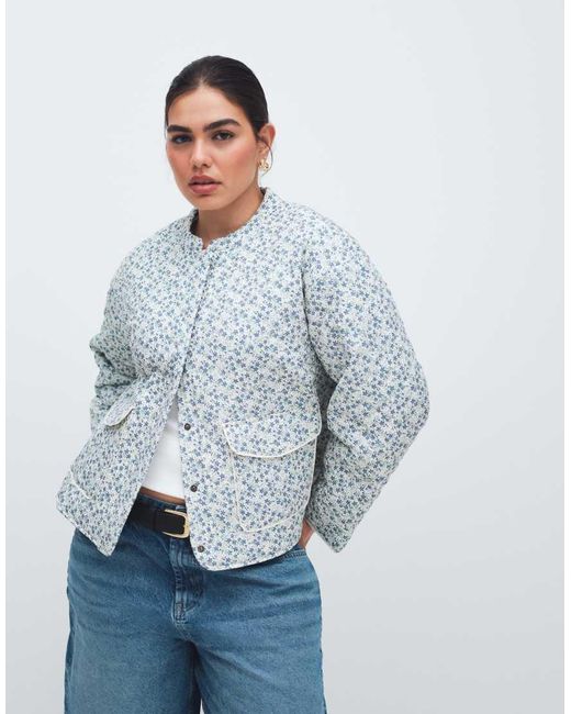 ONLY Gray Quilted Jacket