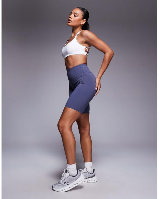 4505 Blue Light Support Cross Back Studio Bra With Removable Padding