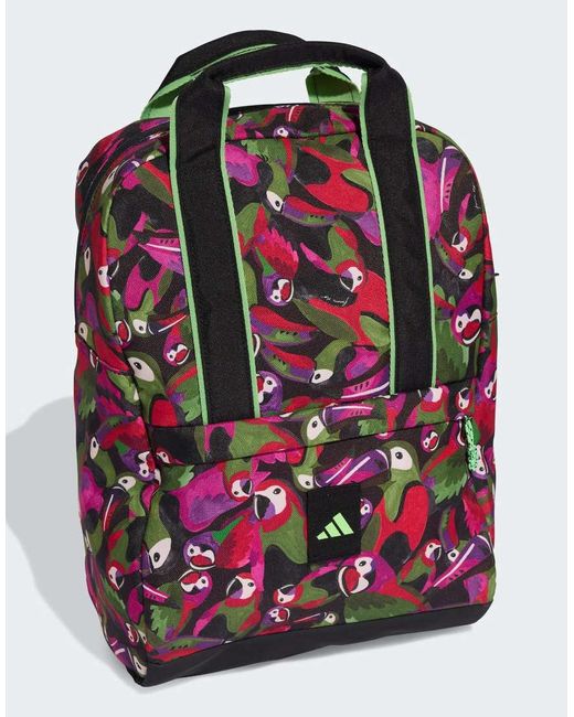 Adidas Originals Red Adidas Farm Backpack