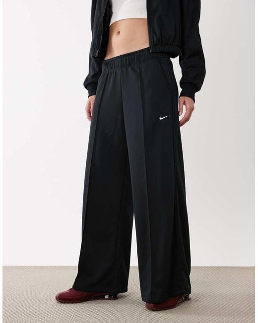 Nike White Wide Leg Track Pant