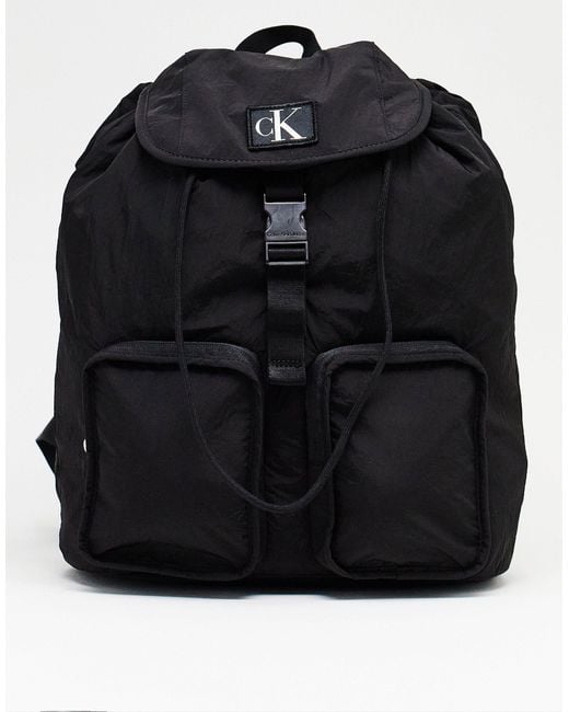 Calvin Klein Black City Nylon Backpack