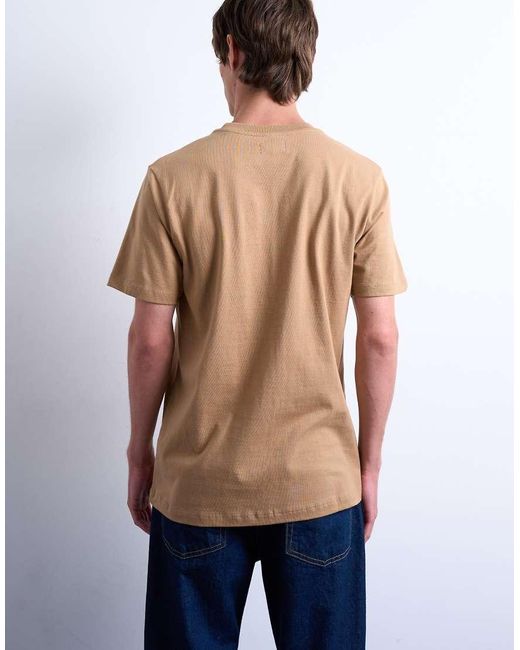 Confezione Da 3 T-Shirt Vestibilità Classica Color Pietra Scuro, Bordeaux E Blu di Topman in Blue da Uomo