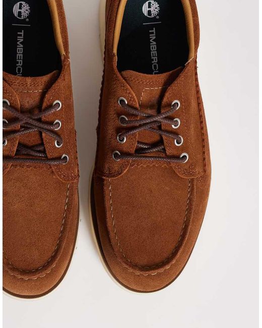 Timberland Brown Britton Mills Lace Up Shoe for men
