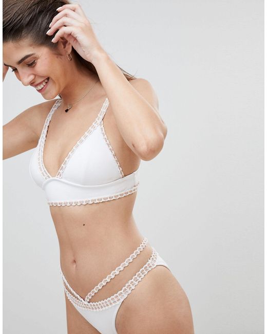womens longline bikini top