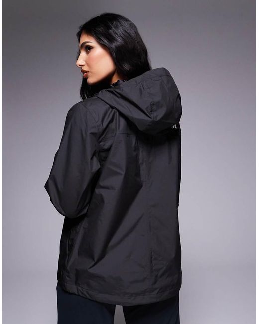 The North Face Blue Antora Waterproof Logo Jacket At