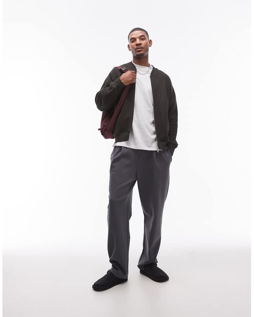 ARKET Green Jersey Sweat Zip Front Cardigan for men