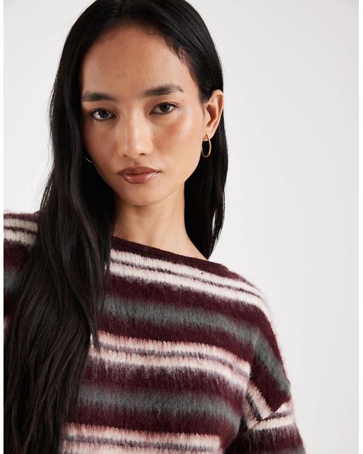ASOS Multicolor – angerauter strickpullover