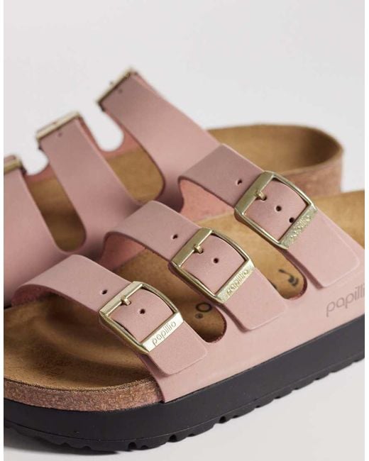 Birkenstock Brown Florida Iii Flex Platform