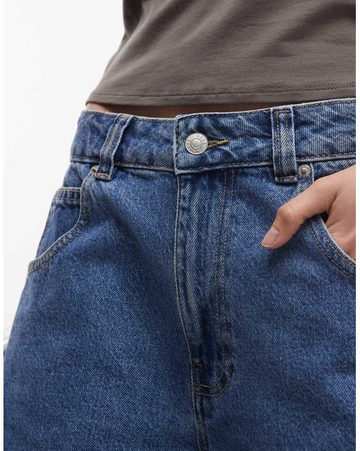 ASOS Blue Longer Bermuda Short