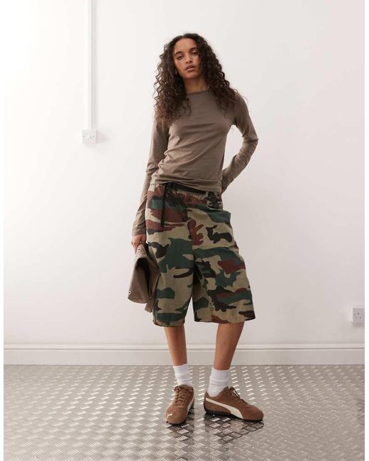 Weekday Brown Super Soft Long Sleeve Top
