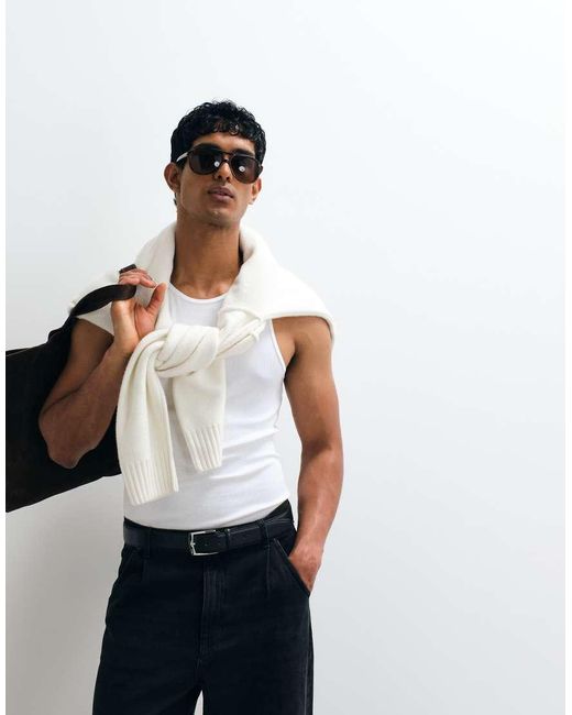 ASOS Essentials in het White voor heren