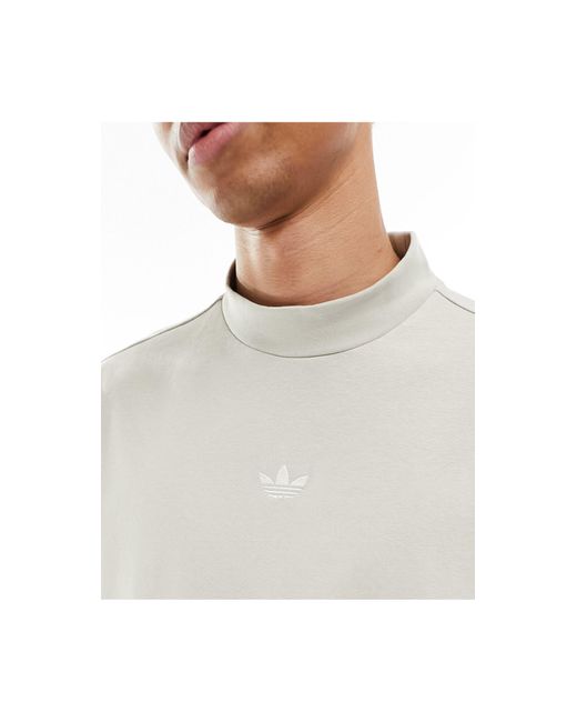 Adidas Originals Gray – basketball – hochgeschlossenes unisex-t-shirt
