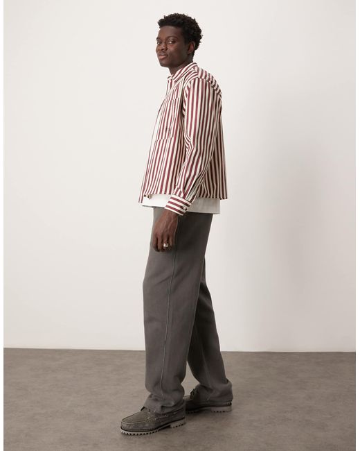 Abercrombie & Fitch Pink baggy Open Hem Drawstring joggers for men
