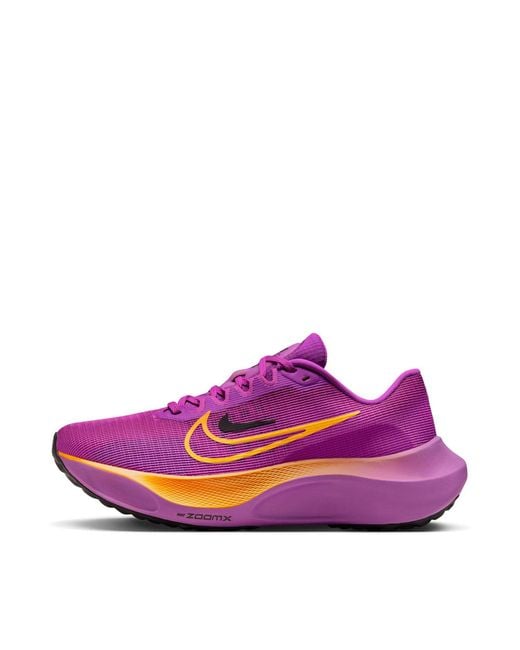 Nike Purple Zoom Fly 5 Sneakers