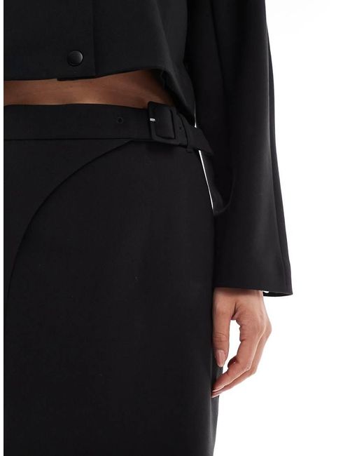 French Connection Blue Azra Tailored Mini Skirt