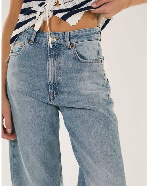 Glamorous Blue Straight Leg Jeans