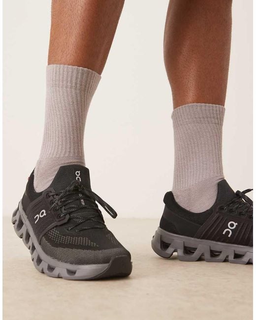 On Shoes Brown On Cloudswift 4 Running Trainers for men