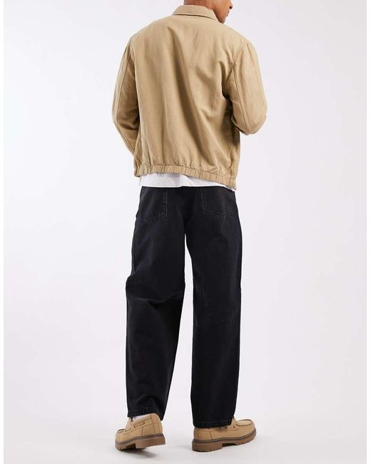 ASOS Blue Loose Straight Fit Jeans for men