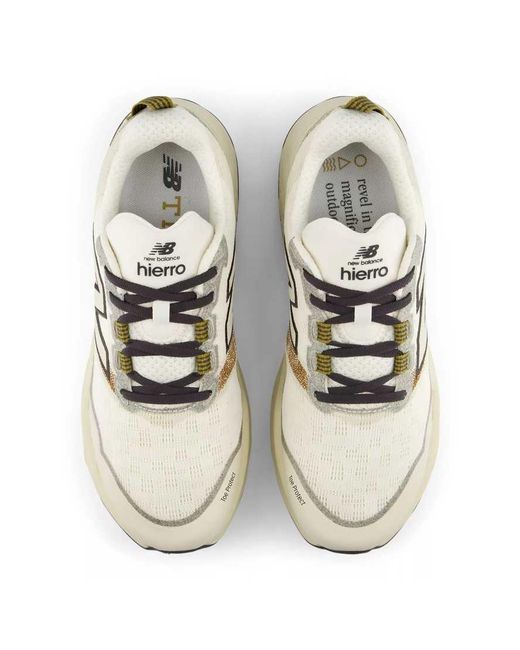 New Balance White Fresh Foam X Hierro V9 Trainers for men