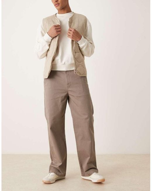 Calvin Klein Natural 90S Baggy Chino Trousers for men