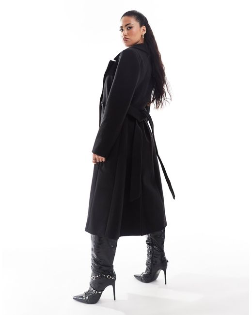 Forever New Black – eleganter wickelmantel