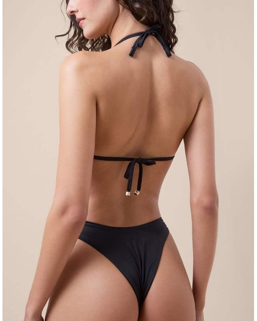 Calzedonia Natural Brazilian Bikini Bottoms Romantic Lace