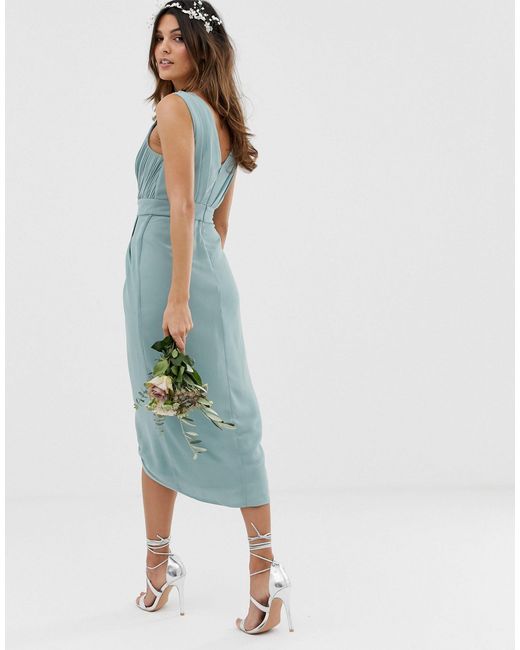 tfnc wrap midi dress