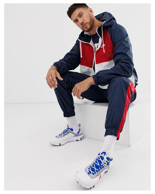 Survêtement tricolore tissé Nike pour homme en coloris Blue