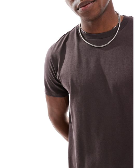 ASOS – 2er-pack basic-t-shirts in Gray für Herren