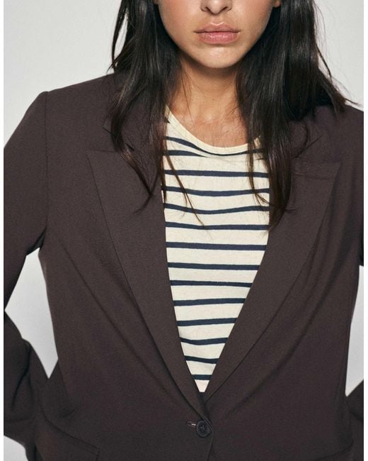 Pull&Bear Brown – basic – blazer