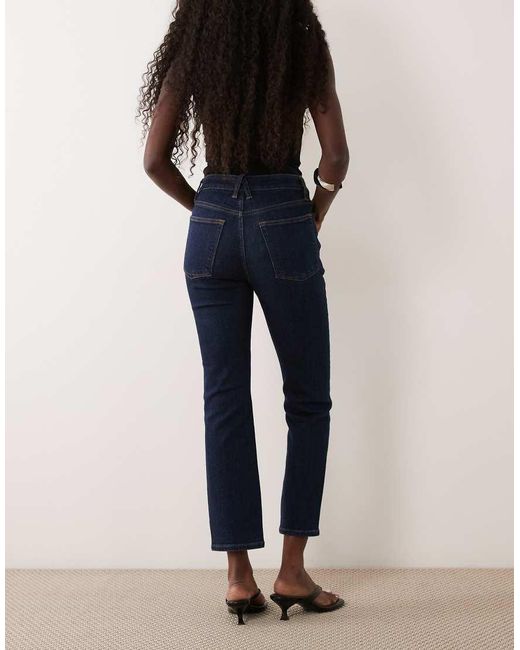 GOOD AMERICAN Blue Good Legs Straight Leg Jeans