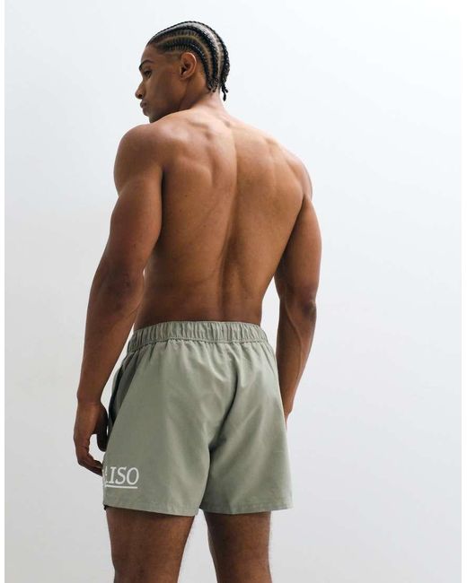 ASOS Gray Swim Shorts for men