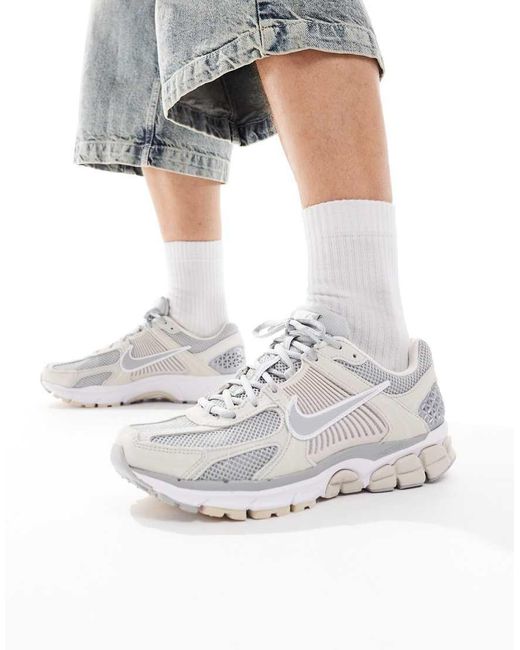 Nike Gray Zoom Vomero 5 Trainers for men