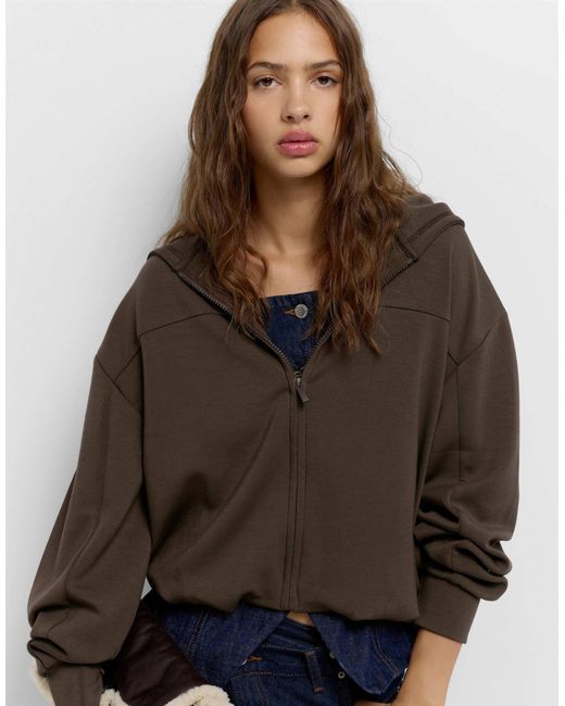 Pull&Bear Blue – balloon – kapuzenpullover