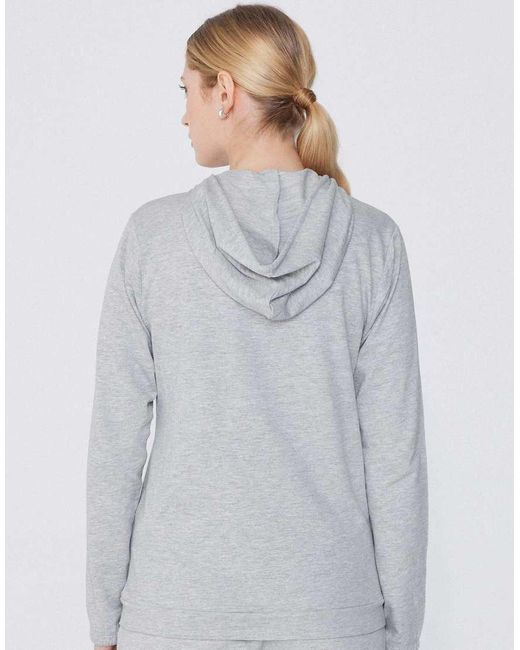 Tezenis Gray Lightweight Hooded Sweatshirt
