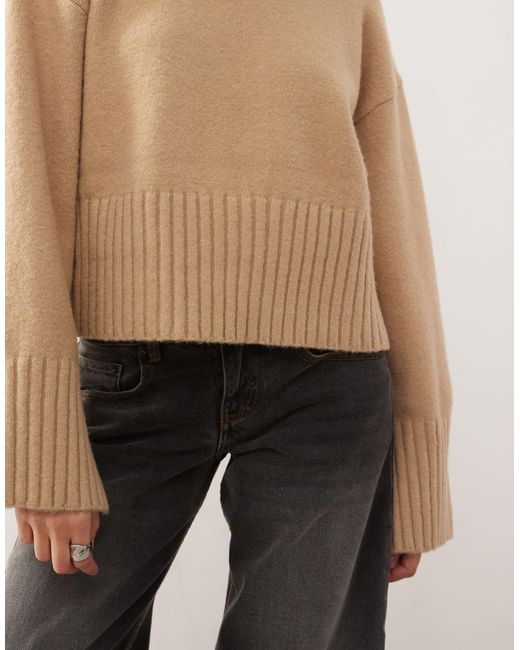 Monki Natural – strickpullover