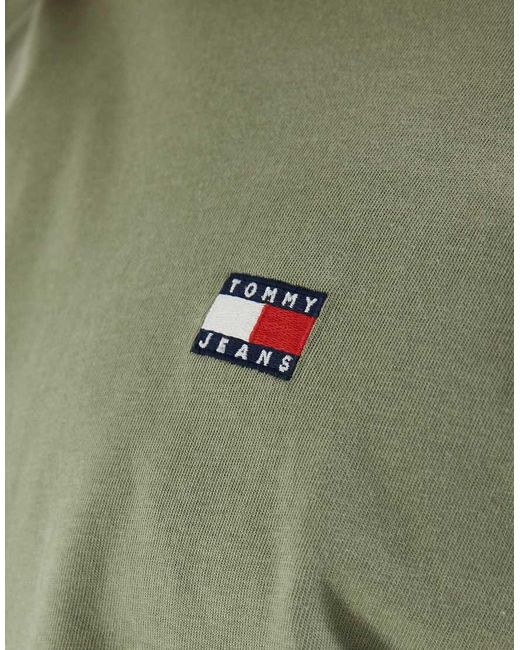 Tommy Hilfiger Gray Badge Logo T-Shirt for men