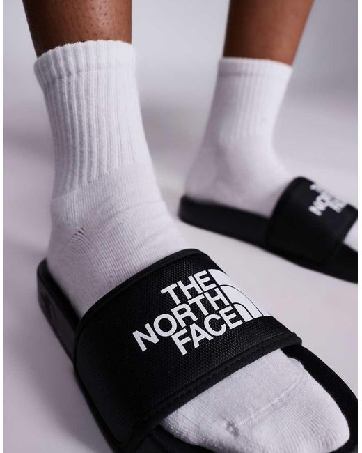 The North Face White Base Camp Iii Sliders