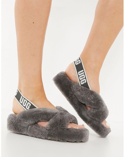 ugg strap slippers